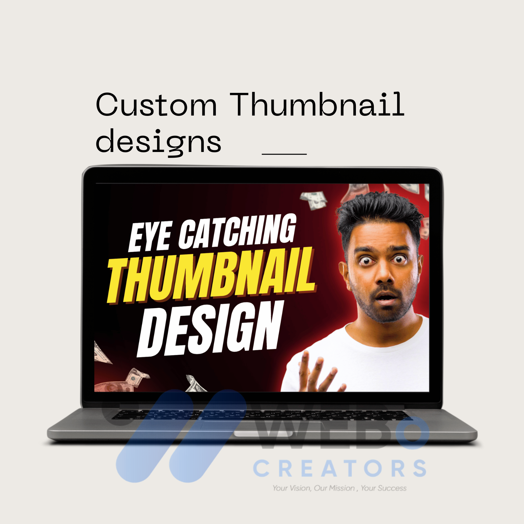 Custom Thumbnail Design Services | YouTube & Social Media