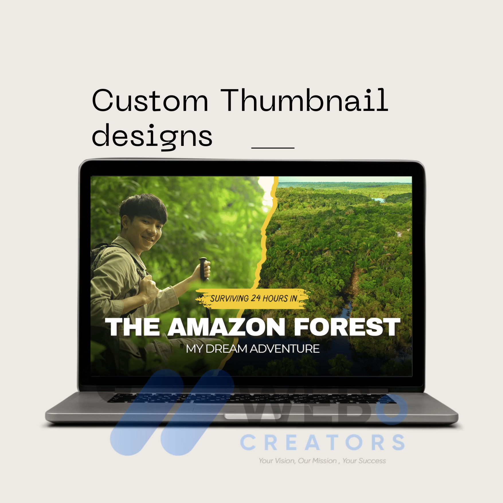 Custom Thumbnail Design Services | YouTube & Social Media