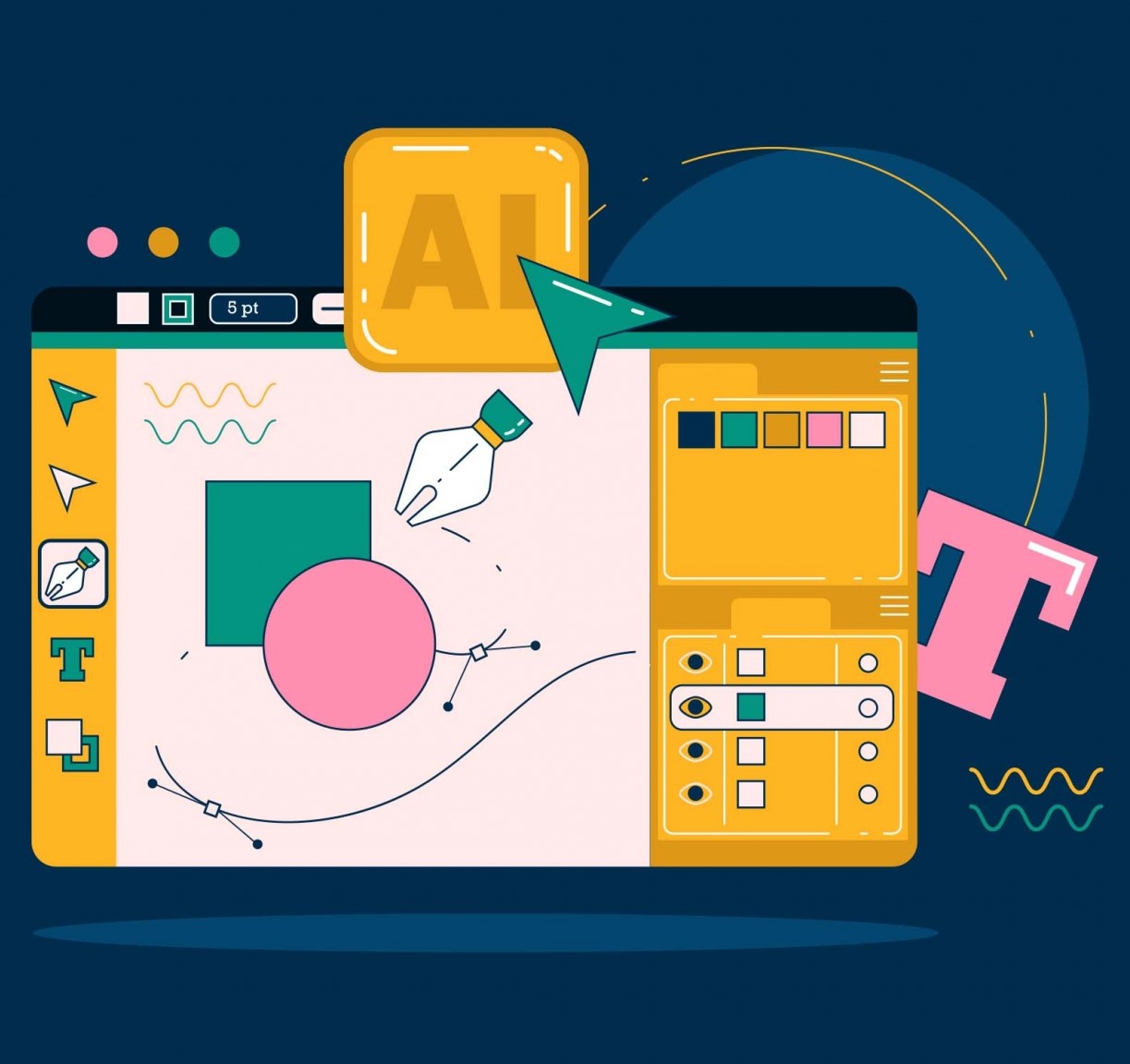 Professional Expert Vector Design Adobe Illustrator Solutions Services