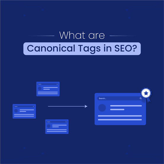 Canonical tag setup service for website URL configuration