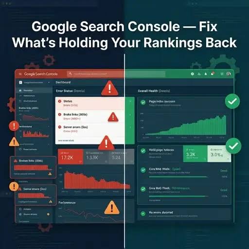 Google Search Console indexing errors fix service for website indexing issues