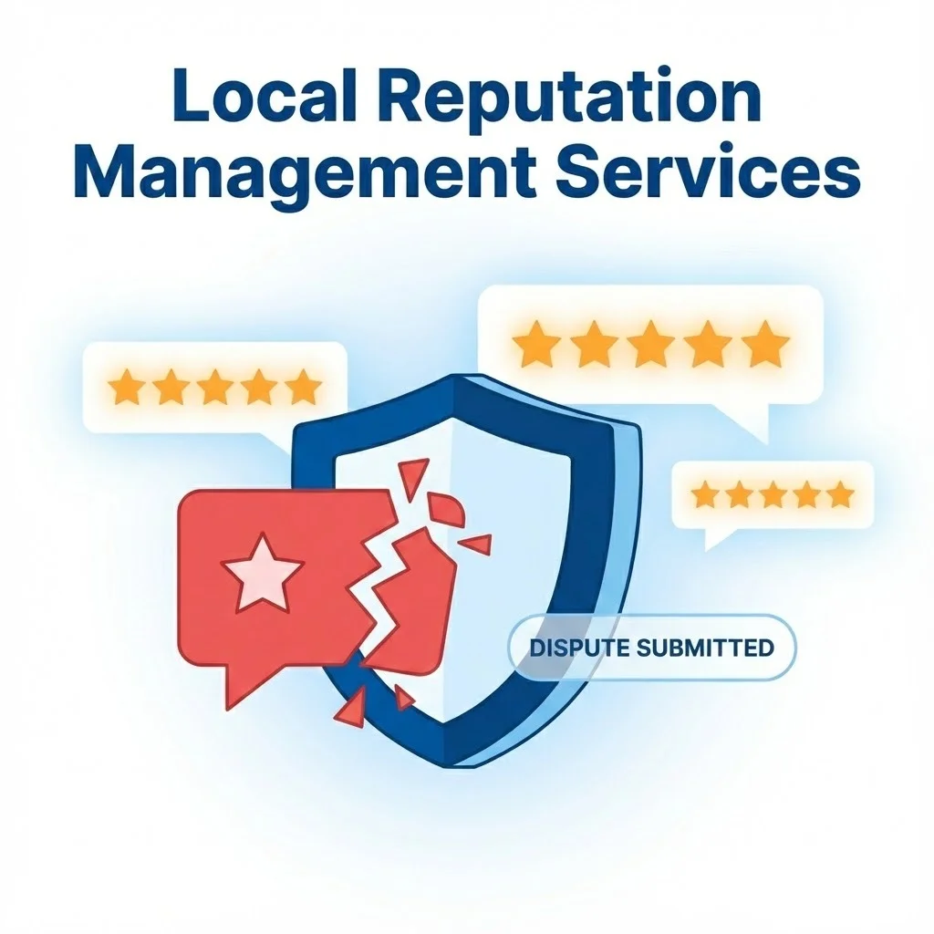 Local reputation management and online review monitoring services