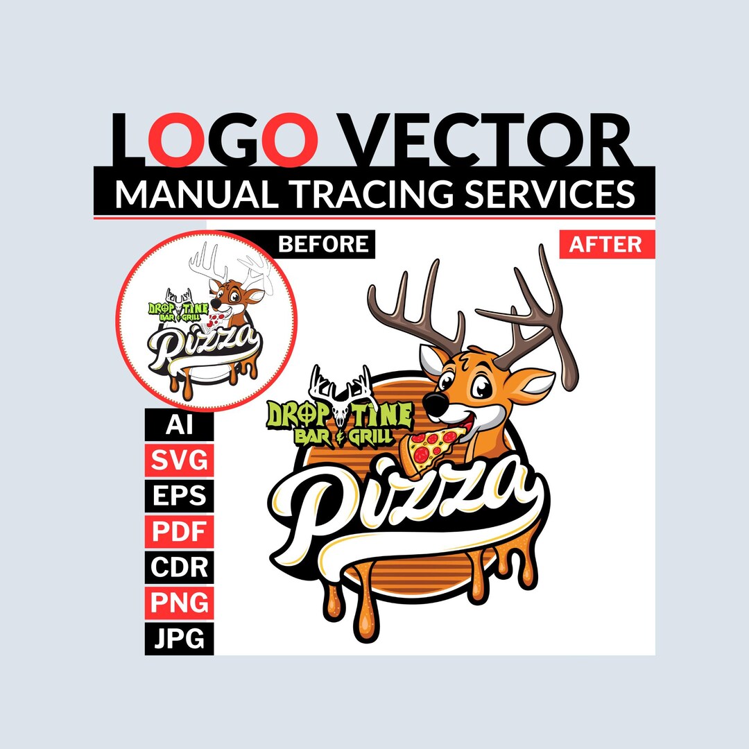 Logo tracing service for custom vector artwork creation