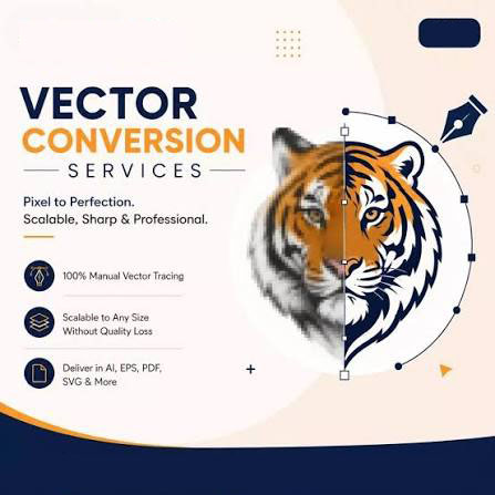 Logo vector conversion service for editable graphic files